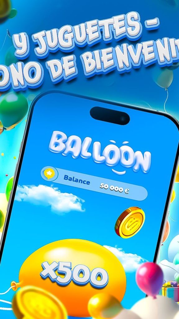 Balloon App interface